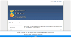 Desktop Screenshot of aiguesdebenissa.com