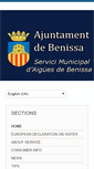 Mobile Screenshot of aiguesdebenissa.com